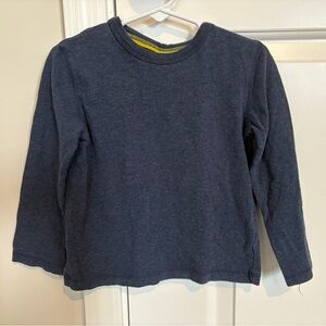 Solid Navy Mini Boden Long Sleeve T-Shirt Size 3T